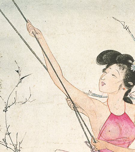 阳曲-胡也佛的仕女画和最知名的金瓶梅秘戏图